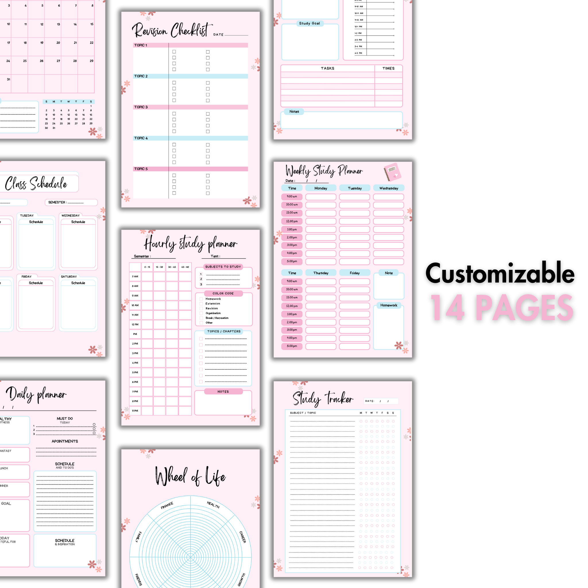 Study Planner Template