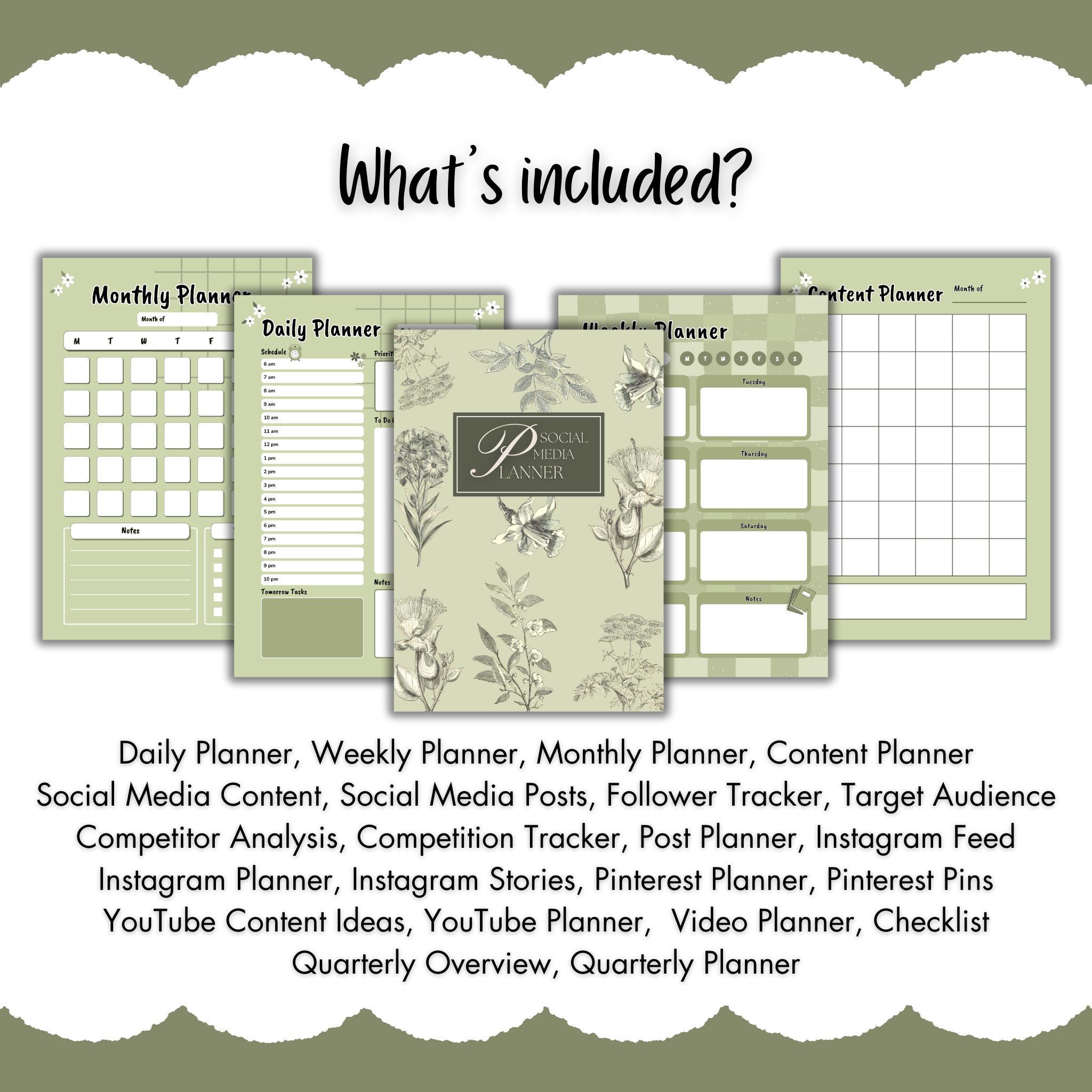 Social Media Planner Template