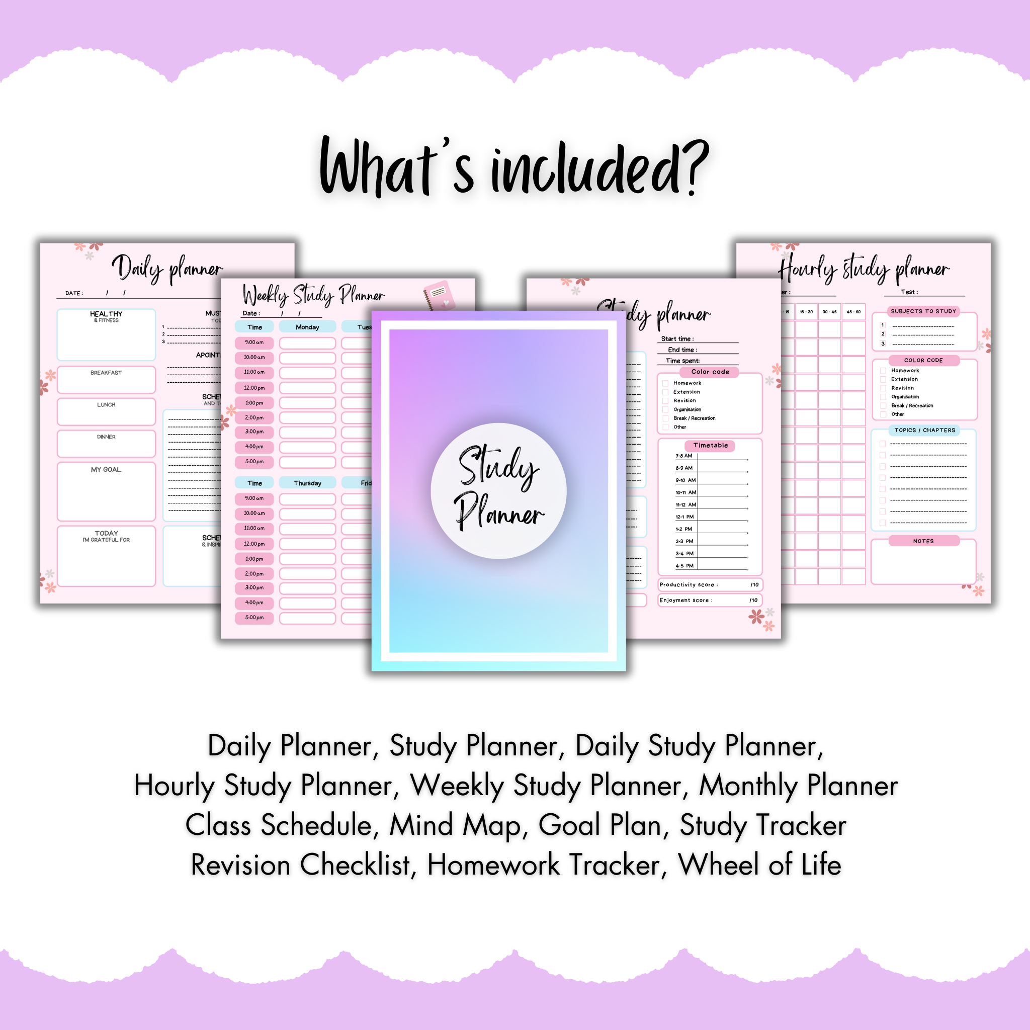 Study Planner Template