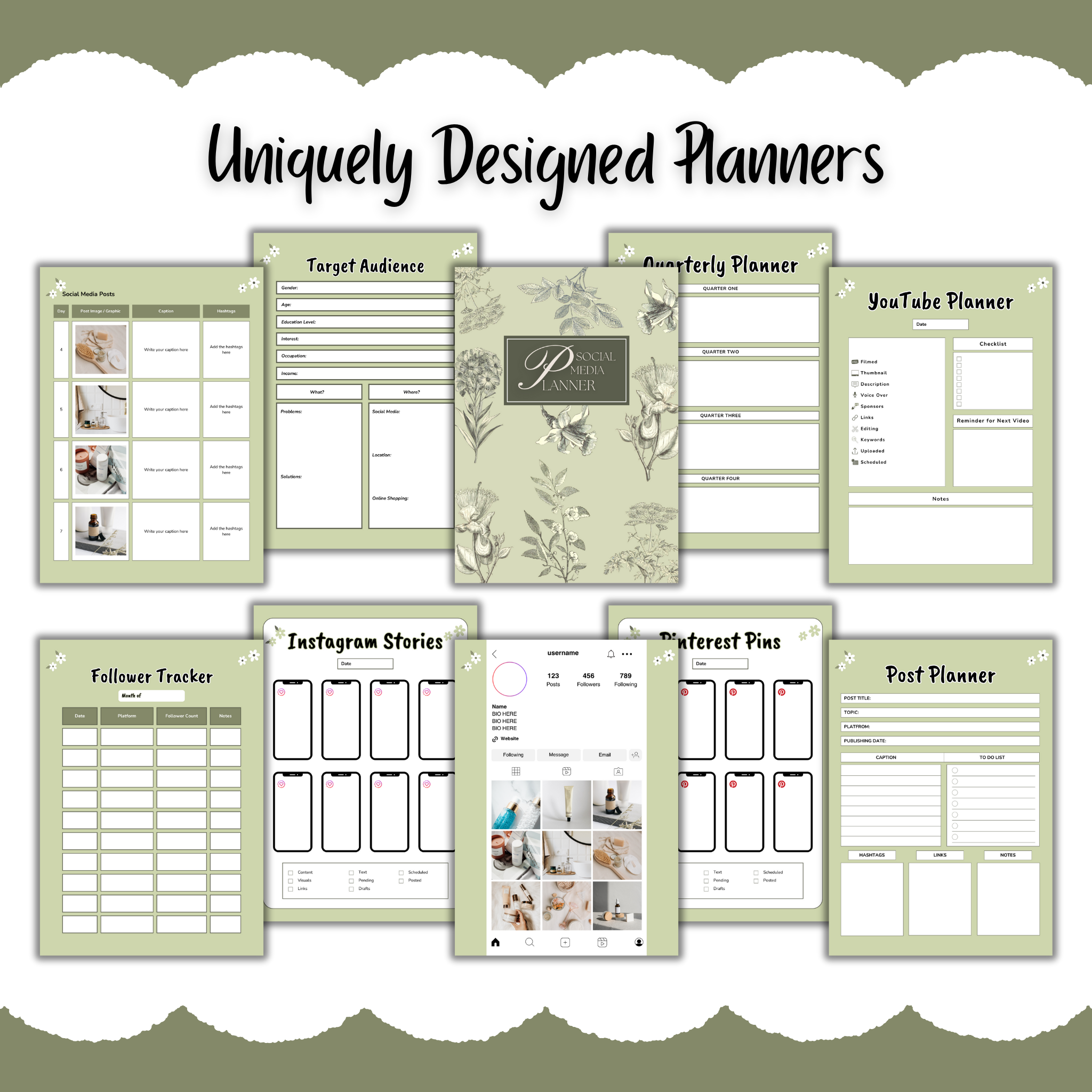 Social Media Planner Template