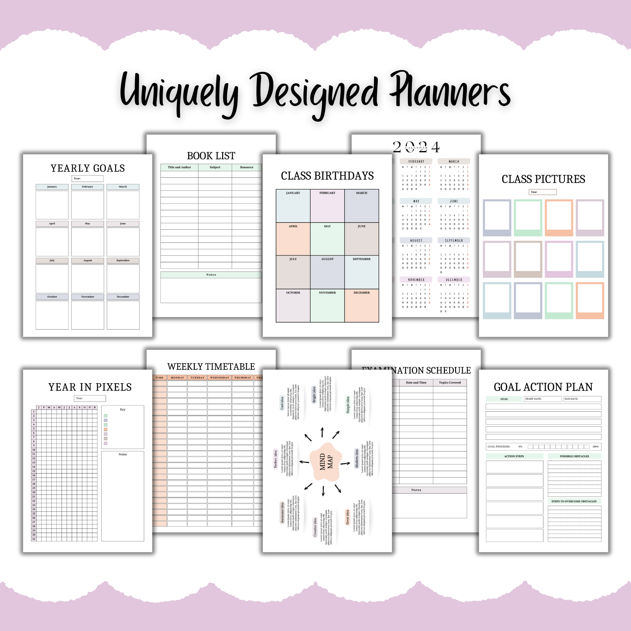 Teacher Planner Template